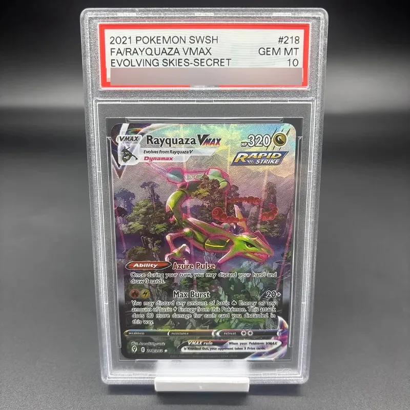 Diy Lugia Charizard Giratina 10Points Rating Card Magikarp Mew Latios Copy Version Game Anime Collection Cards Gift Toy