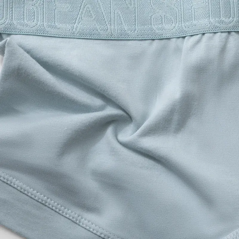 Heren boxershorts van ademend katoen, U-bolle buidel, lage taille, zacht stretchondergoed voor dagelijks casual en intiem gebruik