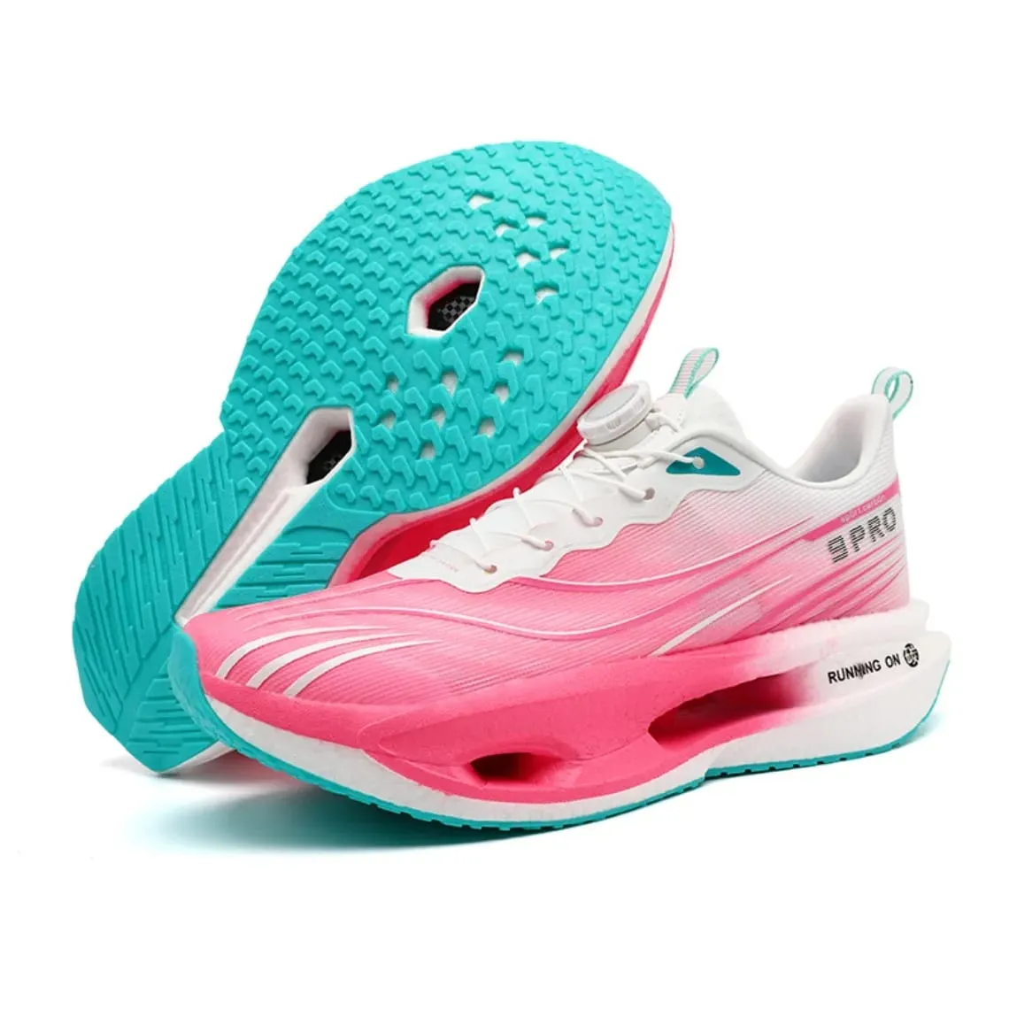 Carbon Plate Marathon Running Shoes Men Women Sports Sneakers Breathable Lightweight Comfortable Athletic Shoes