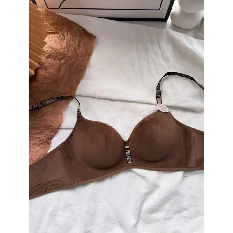 Thickened 5CM Seamless Push-Up Bra - Small Breast Gathering Anti-Sagging Soft Flat Chest Special Lingerie No Steel Ring