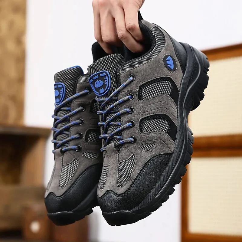 Outdoor Hiking Shoes for Men Anti Slip Wear-resistant Hiking Sneakers 2026 New Comfortable Breathable Durable Camping Mens Shoes