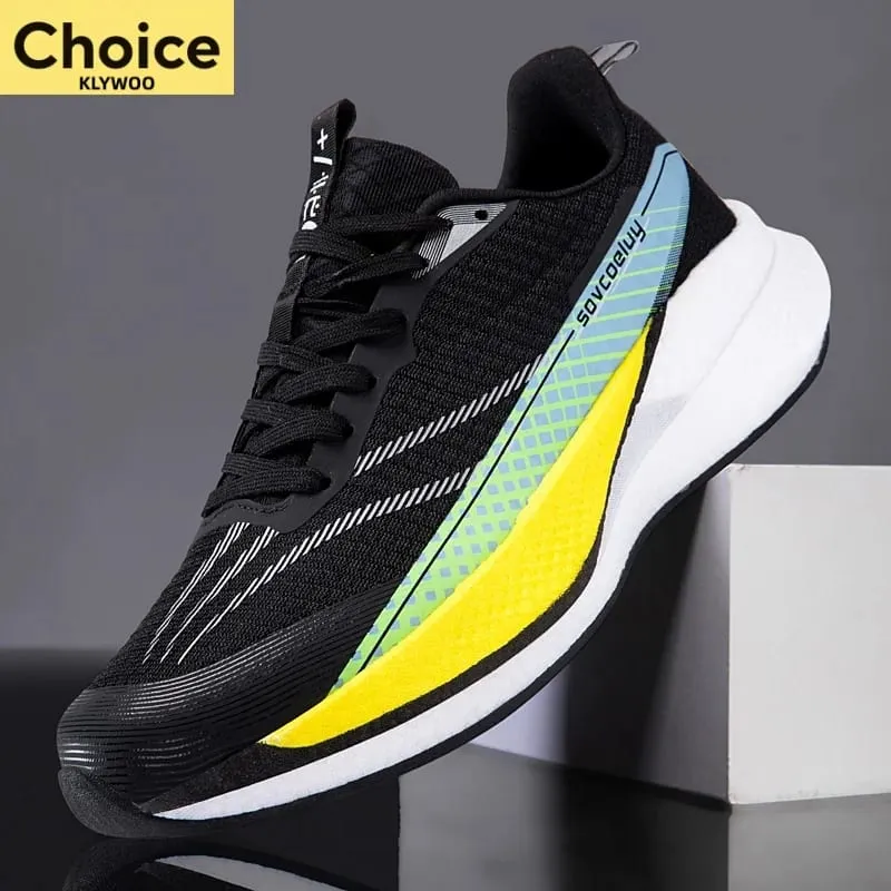 Marathon Running Shoes Men Sports Carbon Board Breathable Lightweight Comfortable Women's Athletic Cushion Stability Sneakers