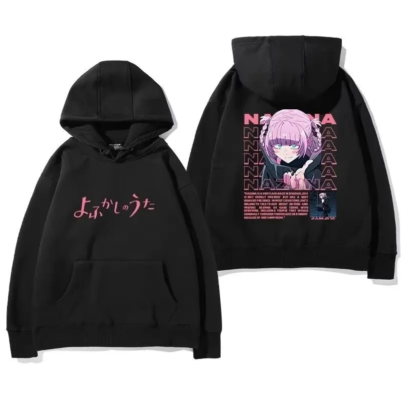 2026 Hot Sale Japanese Anime Call of The Night Nazuna Nanakusa Hoodie Y2K Men Women Harajuku Sweatshirt loose Cozy and Versatile