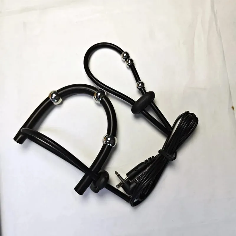 Taser Electric Shocker Ring Men Masturbate Stimulate Penis Erection Sex Toy on Gay E-stim Massage Bondage Penis Scrotum Cockring