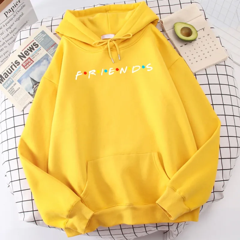 Sitcom Film Freunde Gedruckt Herren Hoody Koreanische Fleece Sweatshirt Einfache Crewneck Mit Kapuze Straße Oversize Herbst männer Kleidung