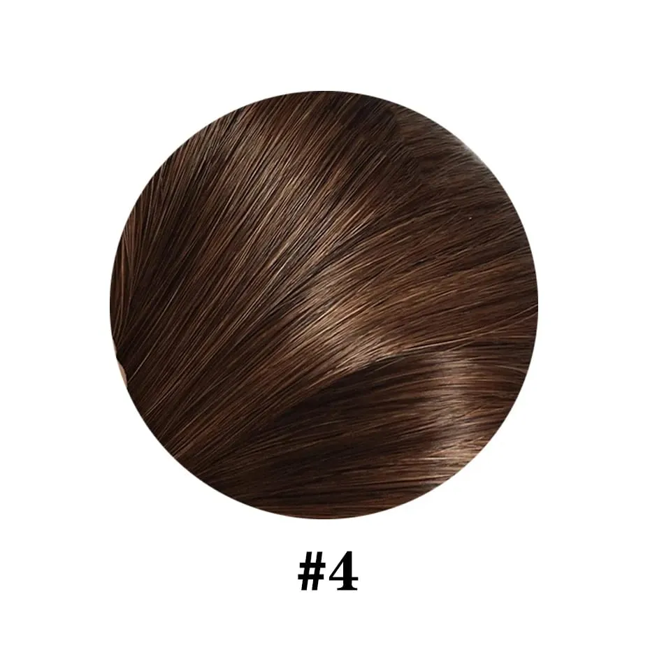 #4 Body Wave Clip In Hair Extensions 100% Real Human Hair Chocolate Brown Clip In Human Hair Extensions 120g/8pcs For Woman