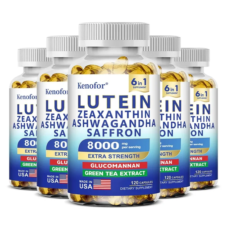 Lutein and Zeaxanthin Capsules - Eye Health Support Supplement Supports Overall Vision Vegan Friendly & Non-GMO 120 Softgels