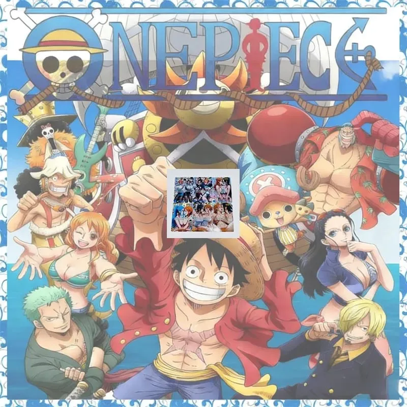 Anime One Piece Diy Color Flash Cards Hancock Perona Nami Robin Yamato Collection Cards Christmas Birthday Gifts Children's Toys