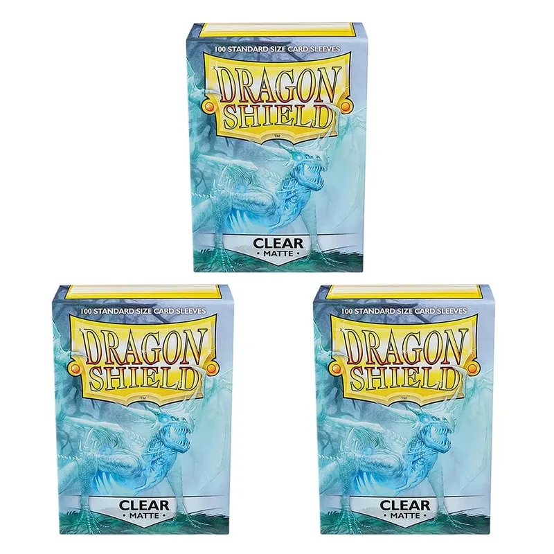 100 sztuk/pudło standardowy rozmiar Dragon Shield nowe rękawy 63x88mm przezroczyste matowe okładki na karty dla MTG/PKM karty do gry planszowej Slevee — image 8