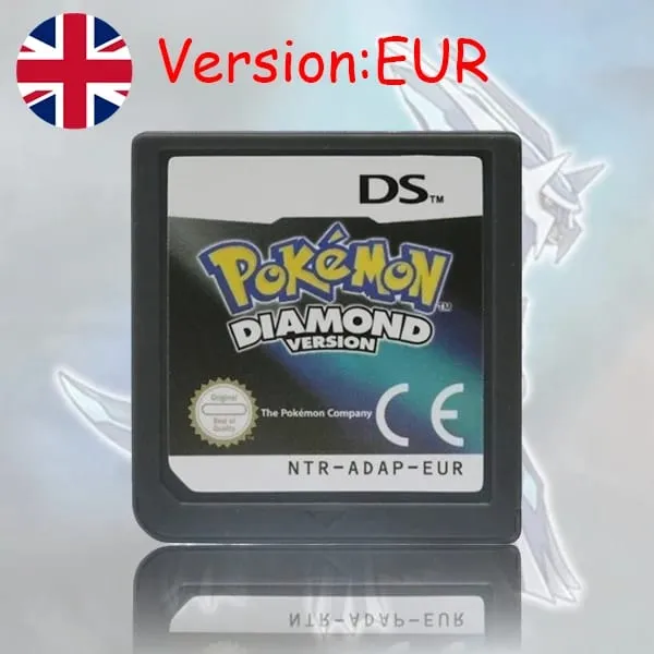 USA EUR FRA ITA NOE AUS ESP NDS Game Cartridge Pokemon Black White Platinum HeartGold SoulSilver for DS 2DS 3DS Console