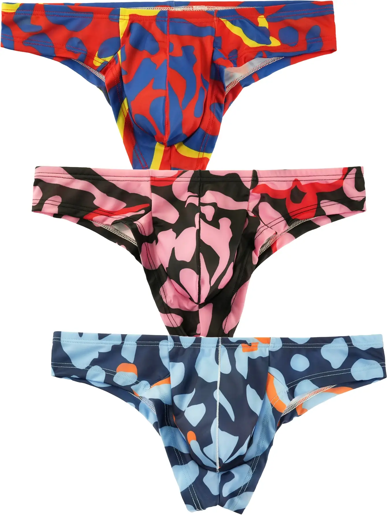 3pcs New Fashion Men Boxer Sexy Mens Boxers Underwear Briefs Cueca Masculina Ropa Interior Hombre Calzoncillos Slip Sous K90