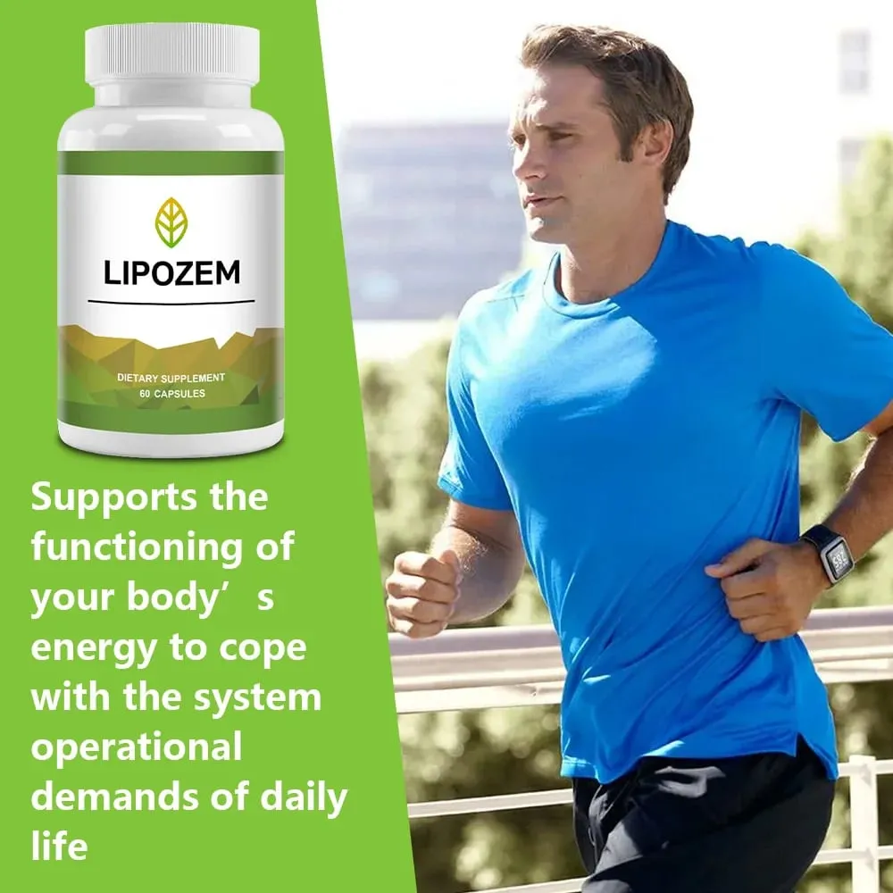Lipozem for Weight Management Daily Supplement Gut Health 60 Capsules Metabolism