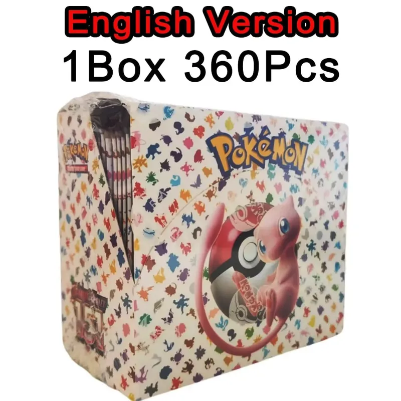 ** 360Pcs EnglishPokémonCards SunMoon Destined PSrismatic Evolutions Scarlet Violet 151 PALDEAN Booster Battle Transaction Card