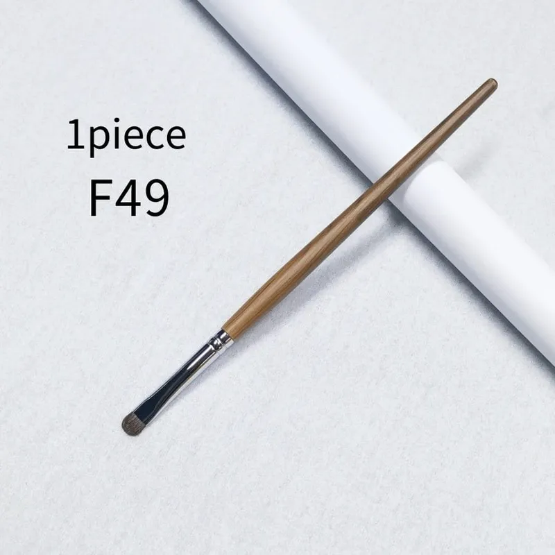 Kuas Eyeshadow Detail Tepat Kuas Rias Eye Shadow Alat Rias Rambut Kuda Poni Alami yang Lembut