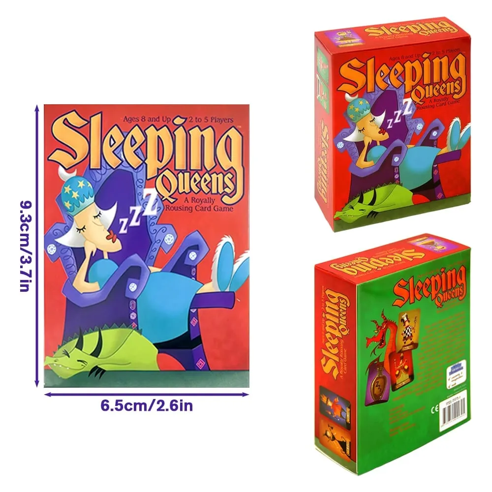 The Sleeping Queens Card Game Full English Version Family Board Game 2-5 Players Strategy Card Game for Adults Party Gifts