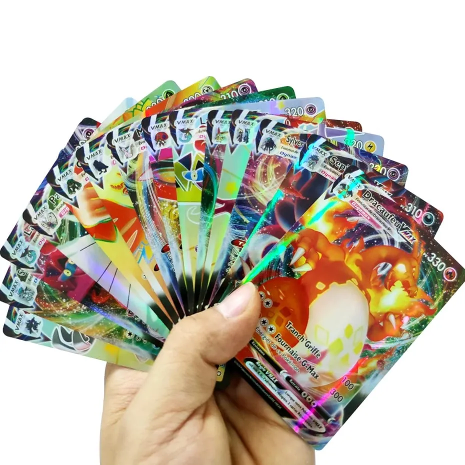 French Version Pokemon Cards VMAX V EX GX MEGA Carte Collection Battle Trainer Children's Christmas Toys Gift
