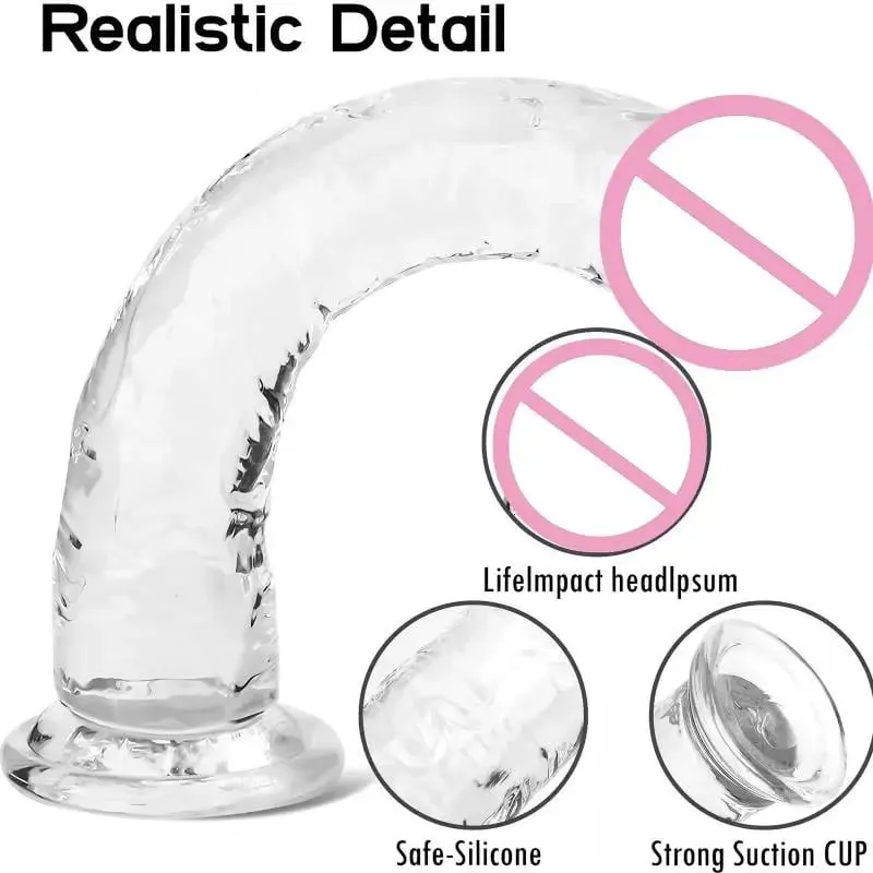 7 Sizes Dildo With Suction Cup Huge Jelly Dildos Sex Toys For Woman Men Fake Dick Big Penis Anal Butt Plug Sex Shop 18+
