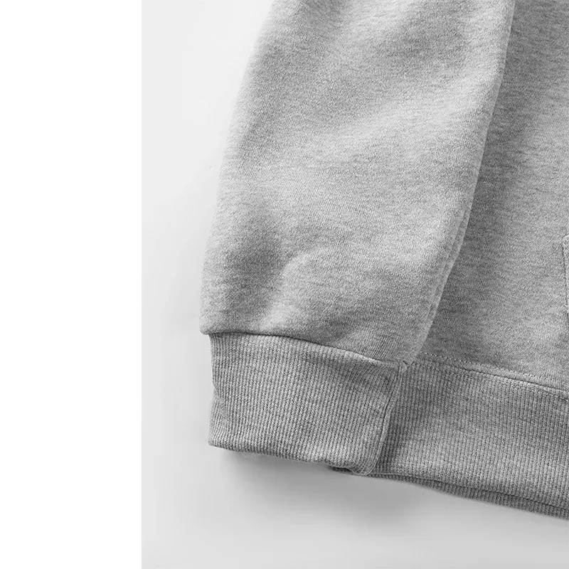 London Fashion Print Hoodies For Men Casual Autumn Winter Casual Sweatshirt Kangaroo Pocket Long Sleeve Autumn/Winter Simple