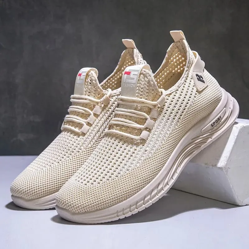 Men's Summer Casual Breathable Mesh Trendy Sports Shoes Soft Soled Non Slip Running Shoes Lightweight 39-45