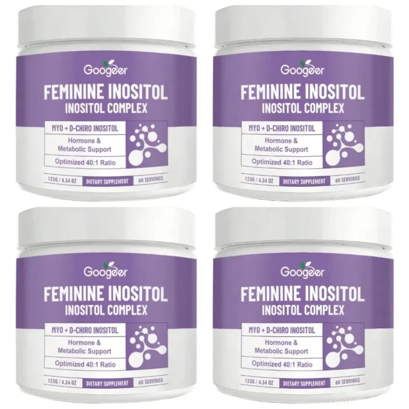 Myo & D Chiro Inositol Powder Supplement Premium Inositol Blend Women's Daily Nutrition Support Metabolism Hormone Balance 123g