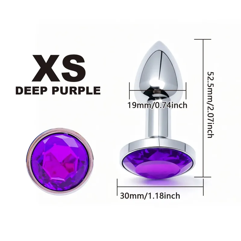 Metal Anal Plug for Women Men Couples Butt Plug Butt Toy Dildo Adult Game Masturbator Anal Diamond Sex Toy for Adult Products