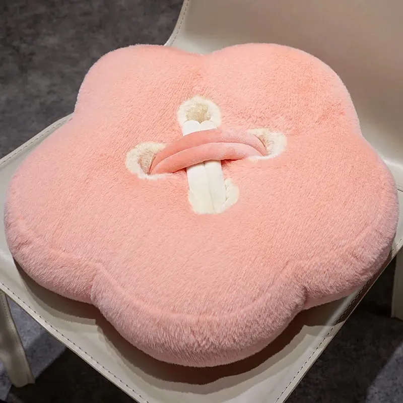 Button Plush Toys Flower Heart-shaped Stuffed Pillow Home Decor 40/45cm Soft Sofa Cushion Throw Pillow Birthday Surprise Gifts