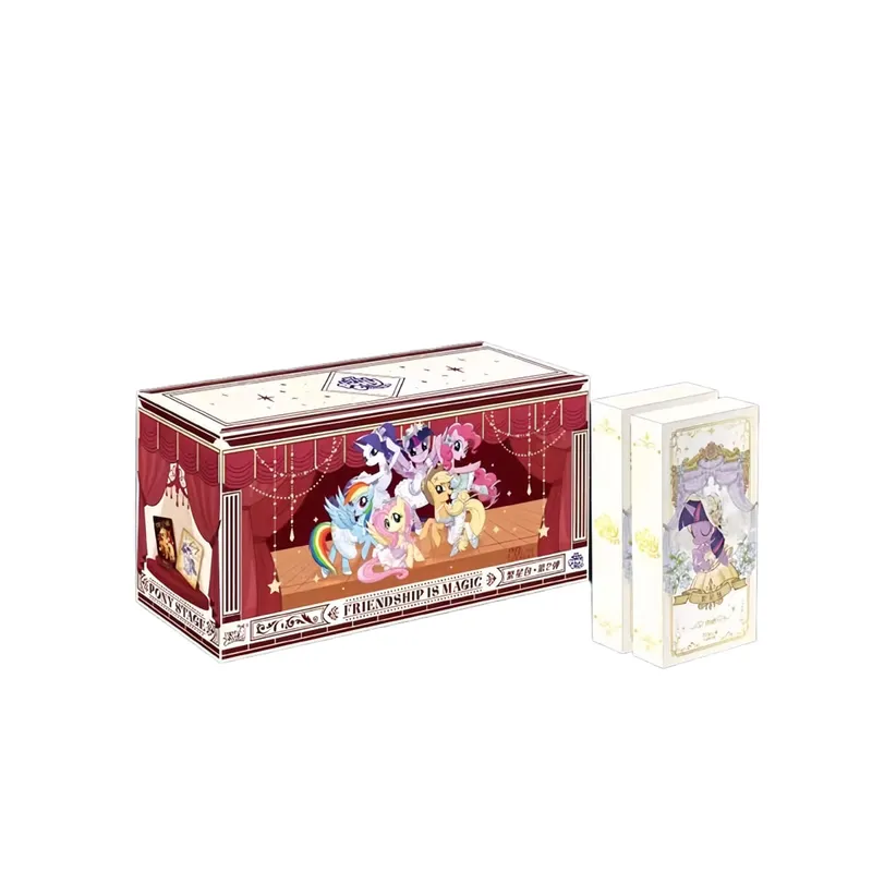 Genuine New My Little Pony Friendship Eternal Star Bag 2 Rhythm Moon AR Gilded Decoration OR Collection Card Gift