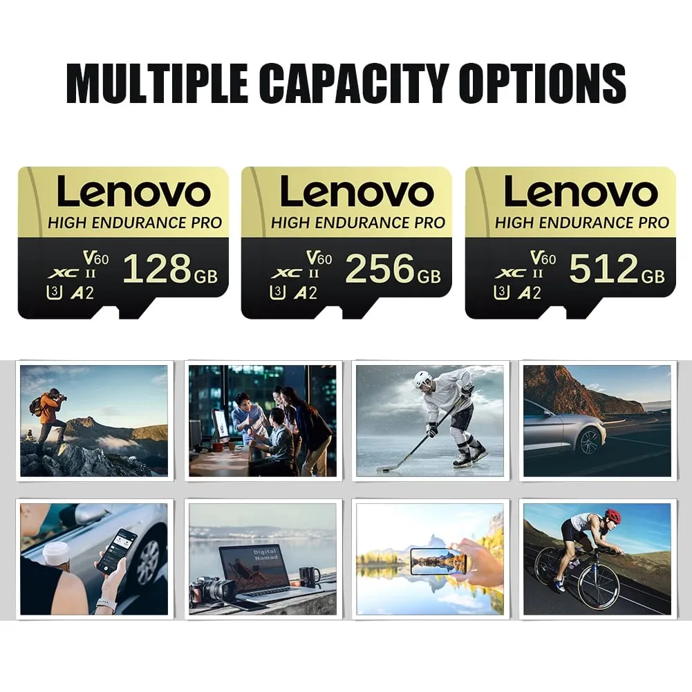Lenovo High Speed ​​Class 10 Mini SD Speicherkarte 256 GB Micro TF Karte für Smartphone – 32 GB 64 GB 128 GB 256 GB 512 GB Optionen verfügbar
