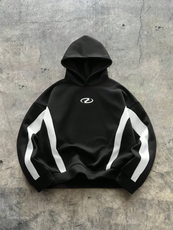 The new men's hooded sweatshirt for Spring and Autumn 2025 is casual fashionable and comfortable with 3D pattern printing