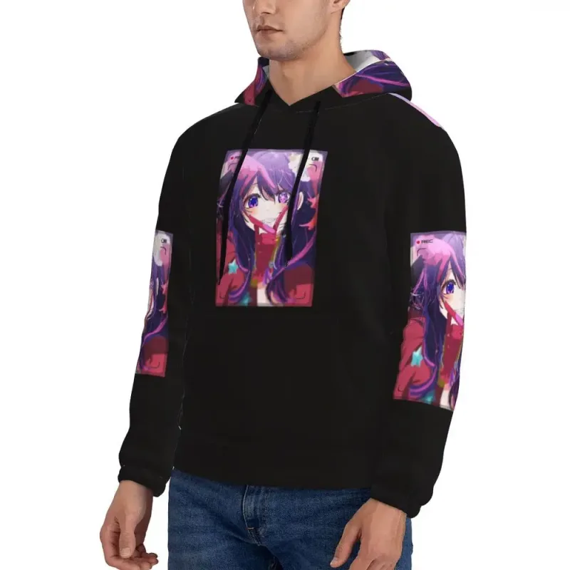 Oshi No Ko Anime Kawaii Hoodies Hip Hop Pullover Autumn Winter Men Women Sweatshirts Long Sleeve Tops