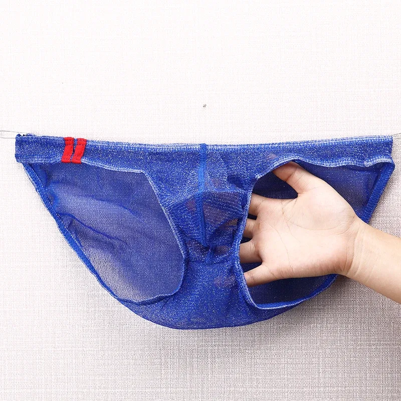Men's Underwear Briefs Ultra Thin Low Rise Mesh Breathable Panties