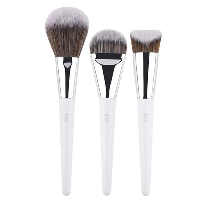 1pc White Powder Makeup Brushes 3D Liquid Foundation Base Make up Brush Eyeshadow blending Detail Face Eye Concealer Beauty tool