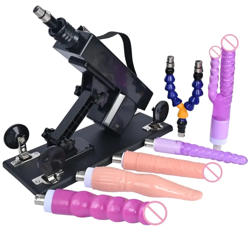 Mga Sikat na Sex Machine para sa Babae na Nag-masturbate Pumping Sex Gun Adjustable Speed ​​Love Machine para sa mga Babae，Mga Laruang Pang-Sex