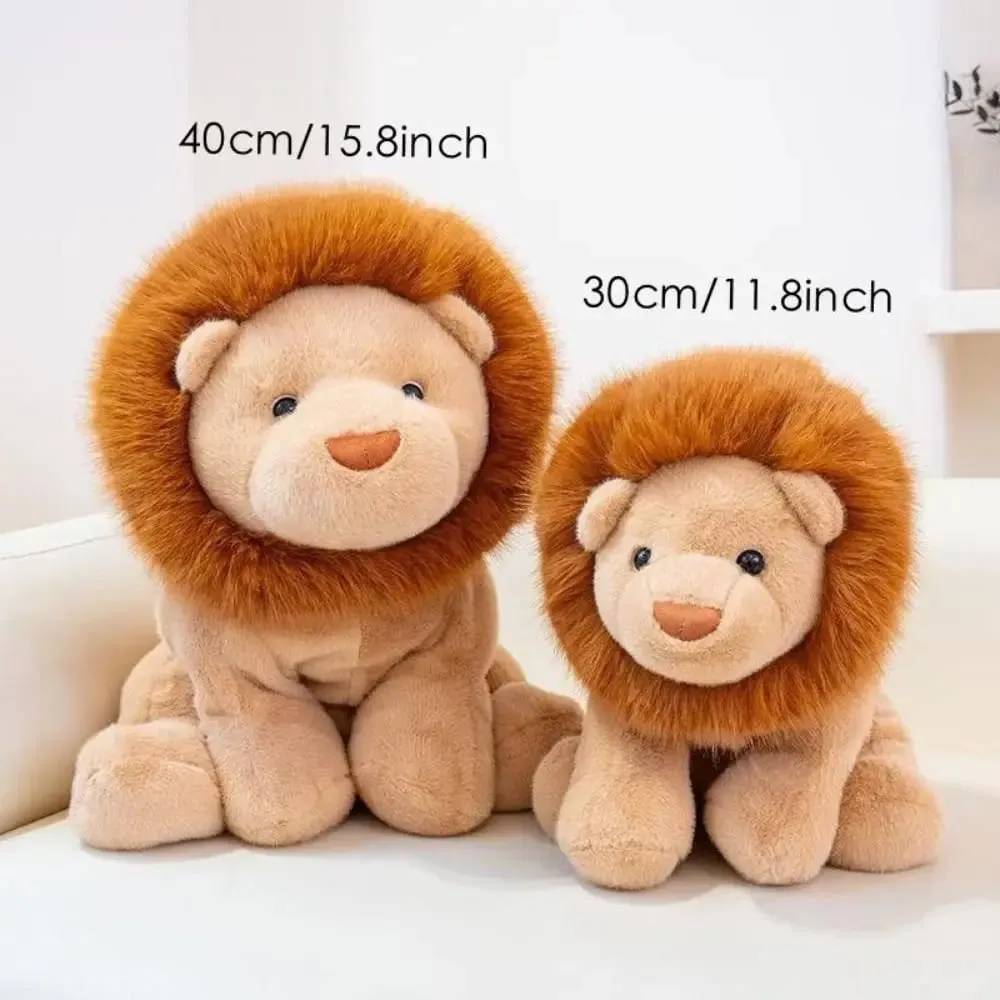 New Design Soft Lion Animal Pillow Emotional Support Cute 15.8inch