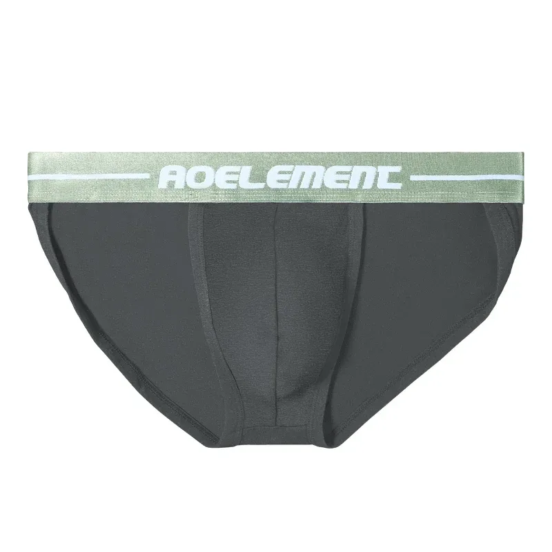 Low waist sexy modal panties men u convex tight high fork T pants sports briefs thong summer thin shorts