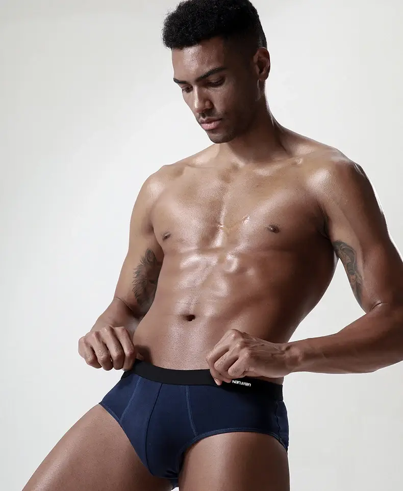 1 Teile/los Briefs Männer Unterwäsche Sexy Dessous Männlichen Höschen Baumwolle Unterhose Atmungsaktive Cueca Gestreiften Calcinha Großhandel Viele 5025