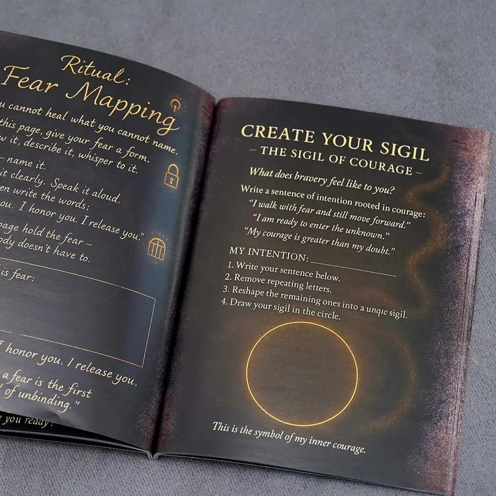 Gothic Shadow Work Journal Inner Alchemy Grimoire 51 Pages Grimoire Book of Shadows Bos Journal Planner Diary Grimoire 44 Guided