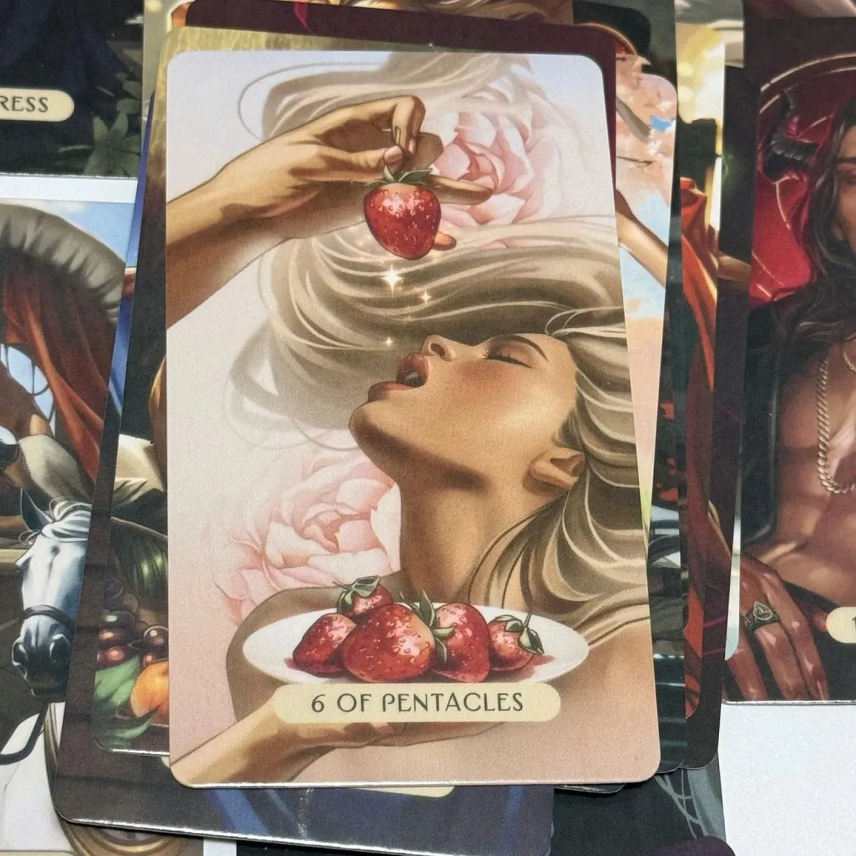The Love and Lust Tarot English Version 78-Card Deck for Passion Intimacy & Soulful Love Readings 10.3*6cm