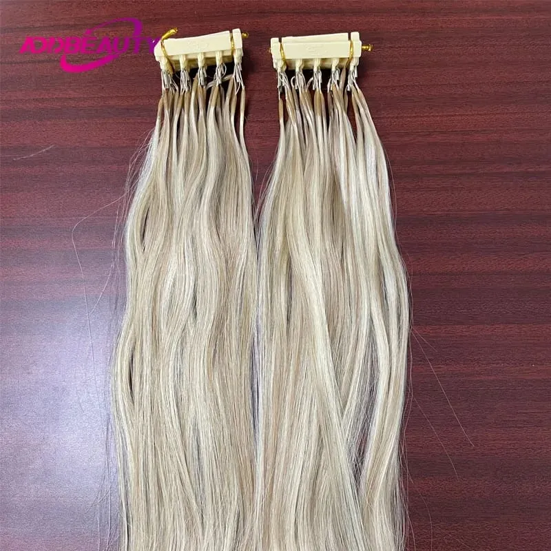 Straight 6D Hair Extensions Human Hair High Quality Real Virgin Human Hair Invisible Human Hair Extension Second Generation 6D