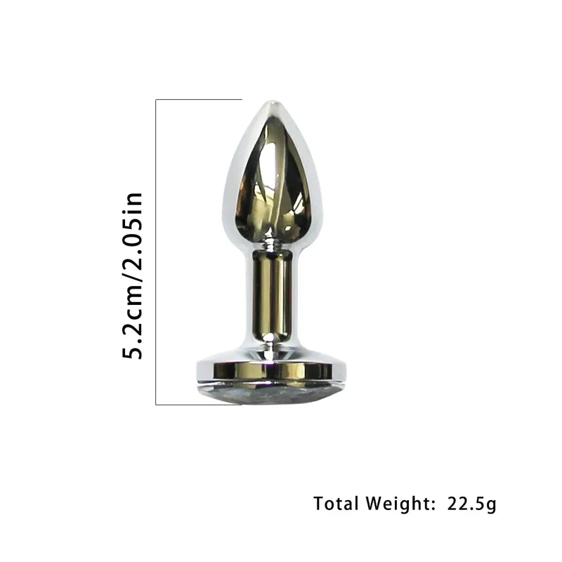 Metal Anal Plug with Long Fluffy Tail – Fox Tail Butt Plug for Cosplay Role Play BDSM Adult Toy
