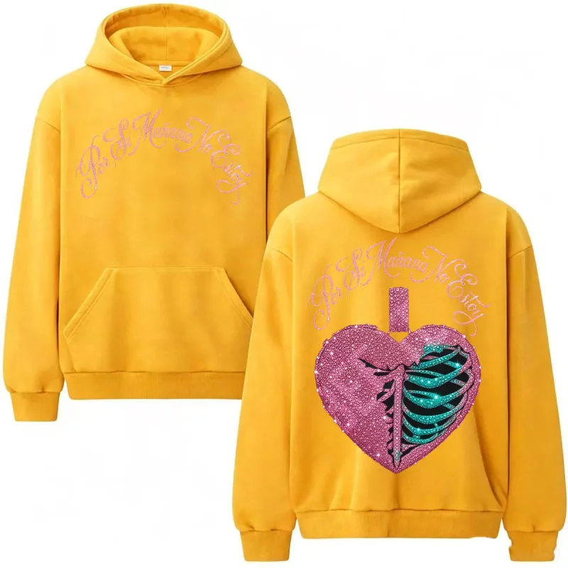 Omar Courtz Por Si Manana No Estoy Tour Hoodies Men Women Retro Fashion Aesthetics Sweatshirts Fleece Oversized Hoodie Pullovers — image 10