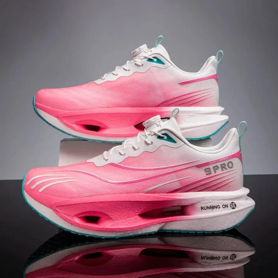 2026 Running Shoes Carbon Board Marathon Men Sports Breathable Lightweight Women's Comfortable Athletic Nonskid Casual Sneakers