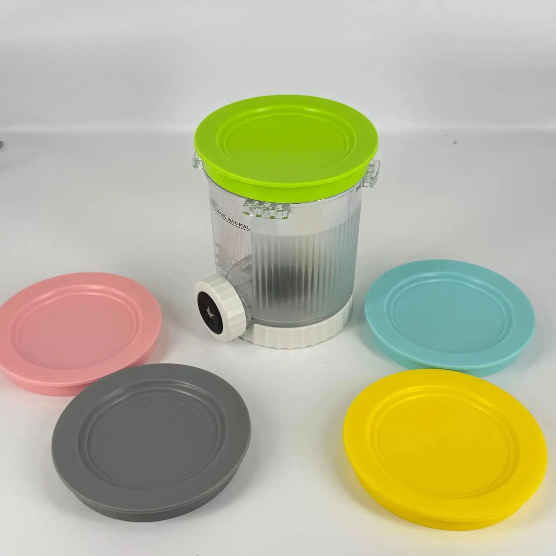 1pc/4pcs Creami Pint Container Compatible with Ninja Creami NC301/500/501/700/701 Replace Part for Ninja Swirl Ice Cream Maker