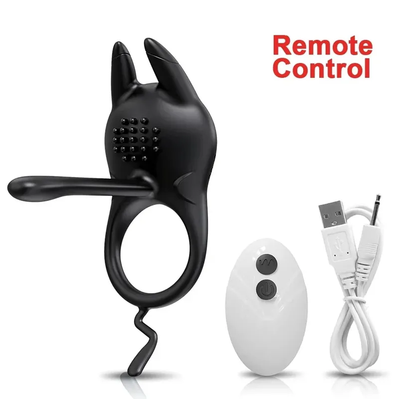 Vibrating Cock Ring Penis Ring para sa Mga Lalaki Ejaculation Delay Remote Control Penis Extension Clit Stimulator Sex Toy para sa Mag-asawa 18+