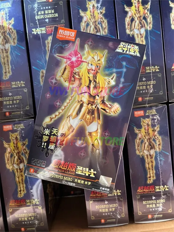 In Stock BLOKEES Saint Seiya CLASSIC CLASS Gold Saint Virgo Shaka Pisces Aphrodite Andromeda Cygnus EX Gold Assembled Model Toys