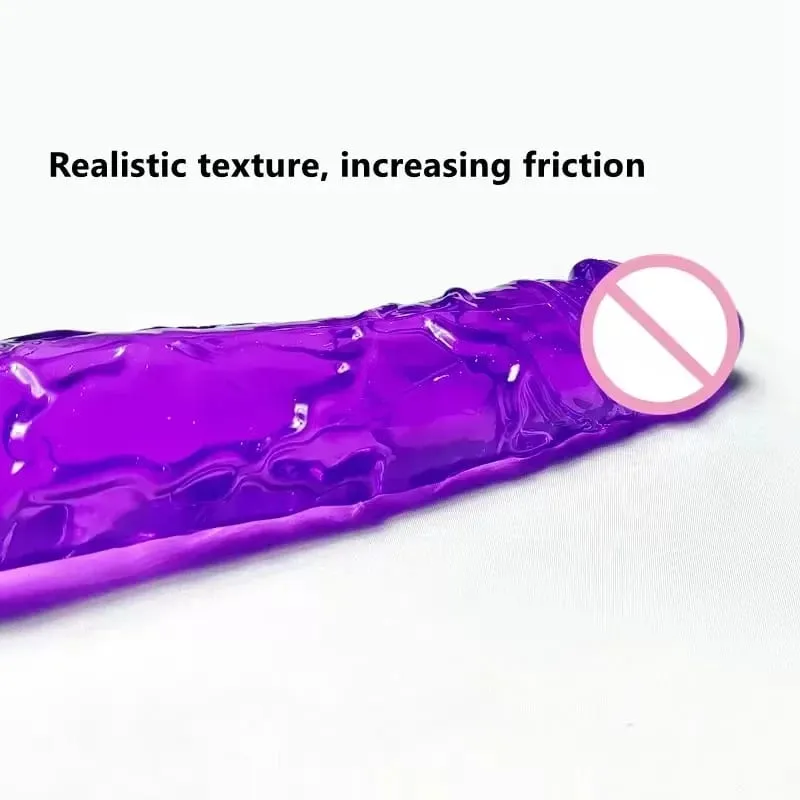 Cheap Women Erotic Anal 5 Colors Big Transparent Dildo Suction Cup Jelly Dick Sex Toys Soft Clitori Vaginal Masturbators Penis