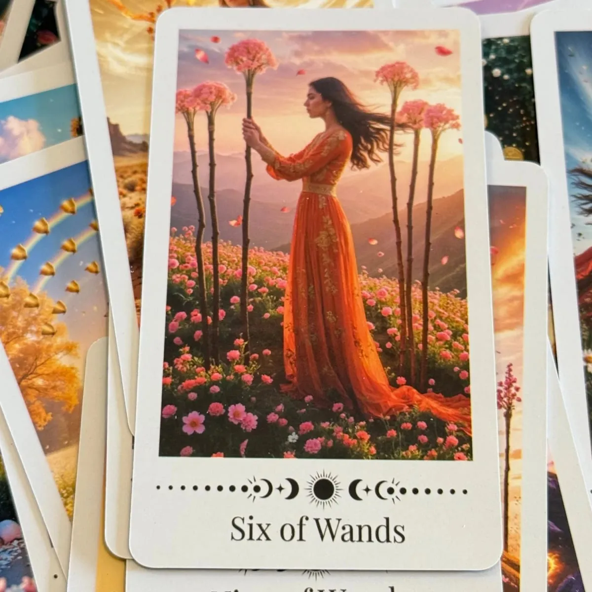 12*7cm Inner Rose Tarot Deck in Metal Box 350GSM with Paper Instruction Manual Self Growth Meditation Board Games