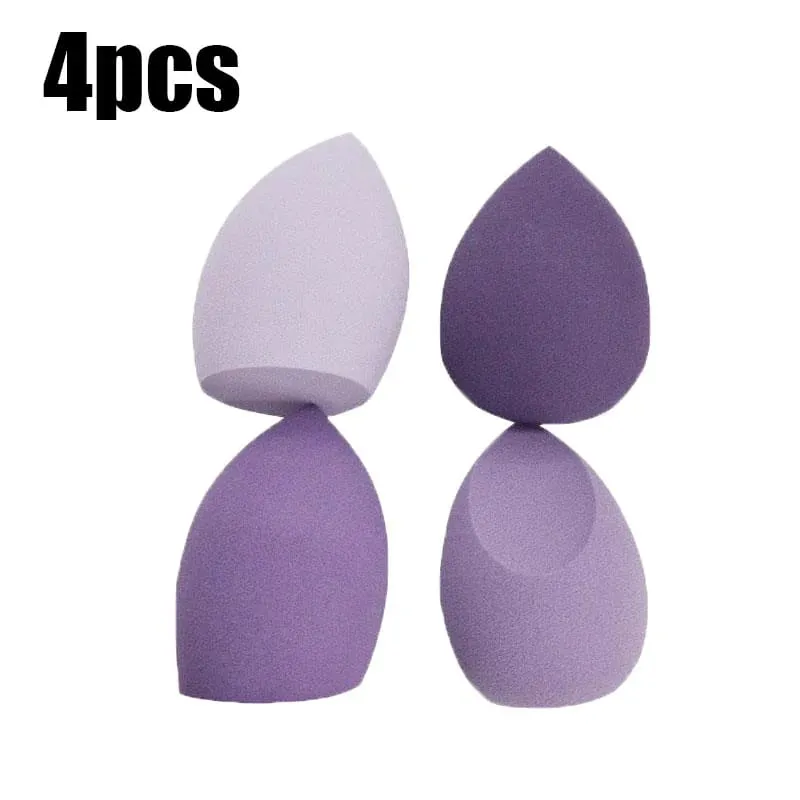 4/8/16pcs Cosmetic Puff Set Beauty Egg Wet And Dry Dual-Use Egg Makeup Foundation Sponge Air Cushion Puff Soft Makeup Tools