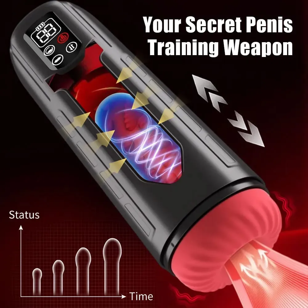9Mode Sucking Thrusting Vibrator Male Masturbator Automatic Heating Sex Machine Pocket Pussy Dildo Adult Sex Toys for Men