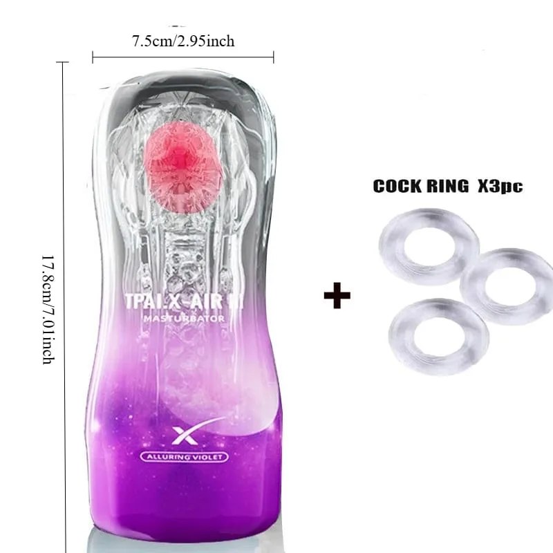 Male Aircraft Cup Masturbator Powerful Sucking Masturbation Cup Realistic Anal Vagina Pocket Pussy Adult Sex Toys for Men Toy 18